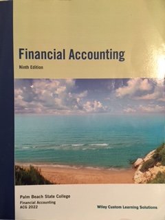 Read Financial Accounting Ninth Edition, Palm Beach State College - Jerry J. Weygandt | PDF