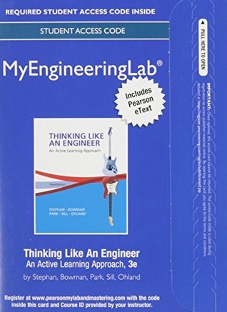 Download MyEngineeringLab with Pearson eText - Instant Access - for Thinking Like An Engineer: An Active Learning Approach - Elizabeth Stephan file in PDF