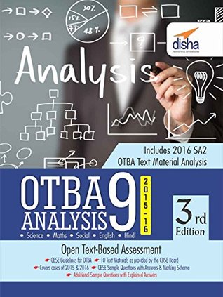 Read OTBA Analysis Class 9 Science, Maths, Social, English & Hindi (2015-16) 3rd Edition - Team Elevate | PDF