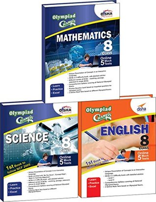 Download Olympiad Champs Science, Mathematics, English Class 8 with 15 Mock Online Olympiad Tests (Set of 3 Books) - Disha Experts file in PDF