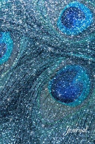 Read Journal: Faux misty blue glitter peacock feathers - NOT A BOOK file in PDF