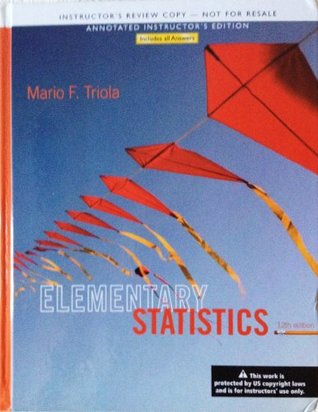 Download Elementary Statistics--Annotated Instructor's Edition - Mario F. Triola file in ePub