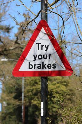 Read online Try Your Brakes UK Road Sign Journal: 150 Page Lined Notebook/Diary - NOT A BOOK | ePub