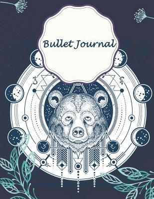 Download Bullet Journal: Blue Bear Cover, Daily Notebook to Write in Bullet Dots & Dot Grid Paper 120 Pages 8.5 X 11. - NOT A BOOK file in ePub