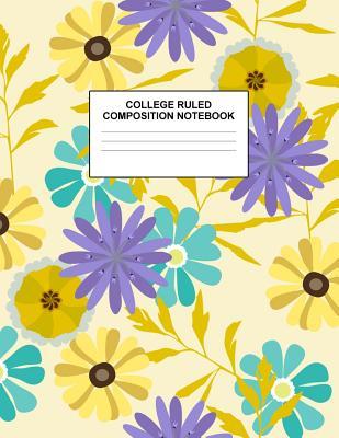 Read College Ruled Composition Notebook: Cute Blank Lined Journal to Write In with White Paper Rule Pages for School Subject and Writing Pad: Design Code A4 2565 - Nifty Prints | PDF