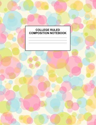 Download College Ruled Composition Notebook: Cute Blank Lined Journal to Write In with White Paper Rule Pages for School Subject and Writing Pad: Design Code A4 7688 - Nifty Prints file in ePub