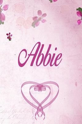 Read online Abbie: Personalized Name Notebook/Journal Gift For Women & Girls 100 Pages (Pink Floral Design) for School, Writing Poetry, Diary to Write in, Gratitude Writing, Daily Journal or a Dream Journal. - Personalized Name Publishers file in PDF