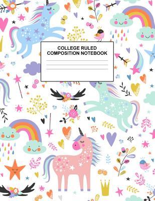 Read online College Ruled Composition Notebook: Cute Blank Lined Journal to Write In with White Paper Rule Pages for School Subject and Writing Pad: Design Code A4 7674 - Nifty Prints file in PDF