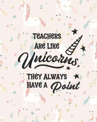 Download Teacher Are Like Unicorns, They Always Have a Point: One Year Undated Gradebook, Weekly and Monthly layouts peach unicorn print - Artful Journals and Planners file in ePub