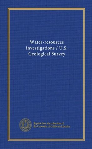 Read Water-resources investigations / U.S. Geological Survey - . Unknown | ePub