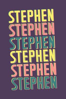 Read online Stephen Journal: Lined Journal / Notebook - Personalized Name Stephen Gift - Vintage Typography - 120 Pages For Writing And Note Taking - Vic Vison file in ePub