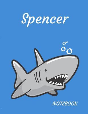 Read Spencer: Personalized Lined Notebook for People who Love Sharks -  | PDF