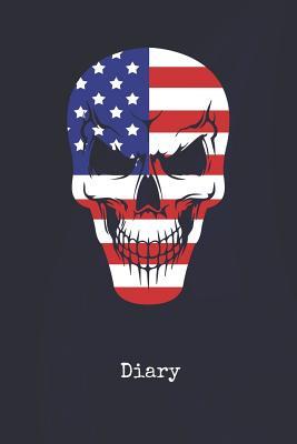 Download Diary: Skull Patriotic Blank Writing Journal Patriotic Stars & Stripes Red White & Blue Cover Daily Diaries for Journalists & Writers Note Taking Write about your Life & Interests - Starsandstripes Publications file in ePub