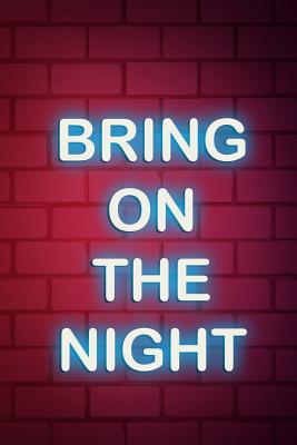 Read online Bring On The Night: Blank Lined Notebook ( Vaporwave ) Red -  file in PDF