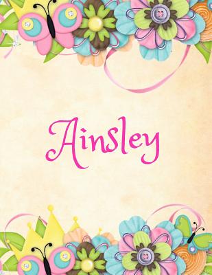 Read Ainsley: Personalized Name Journal Composition Notebook - Jane April | PDF